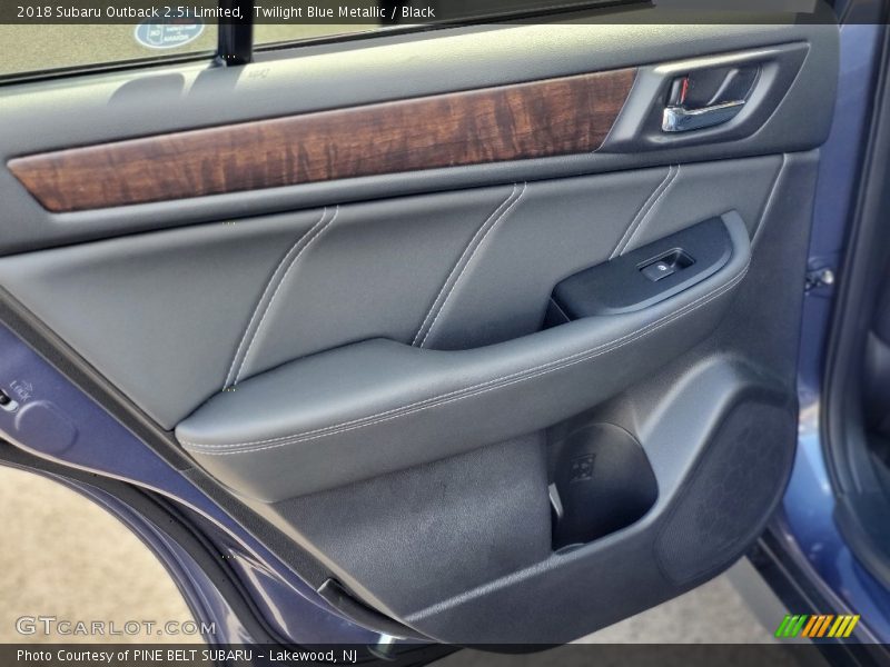 Twilight Blue Metallic / Black 2018 Subaru Outback 2.5i Limited