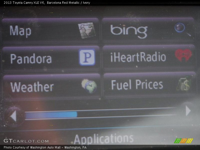 Barcelona Red Metallic / Ivory 2013 Toyota Camry XLE V6