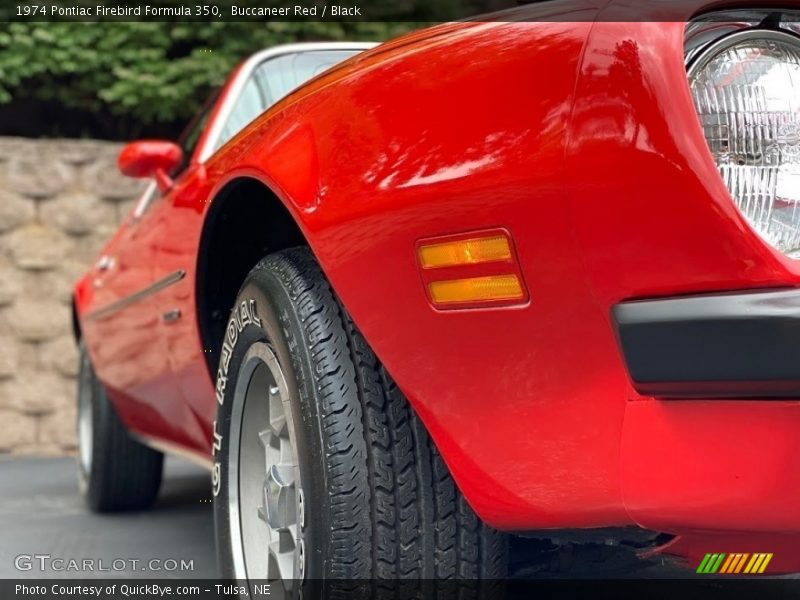 Buccaneer Red / Black 1974 Pontiac Firebird Formula 350