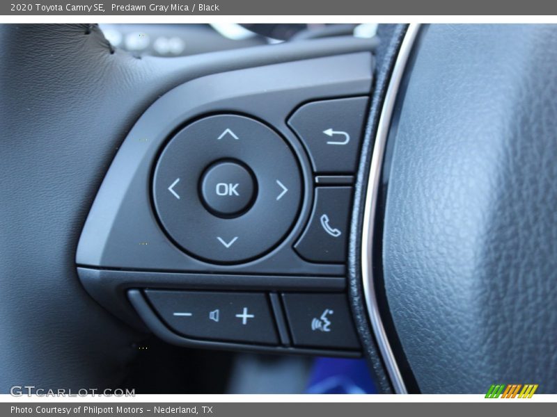 Predawn Gray Mica / Black 2020 Toyota Camry SE