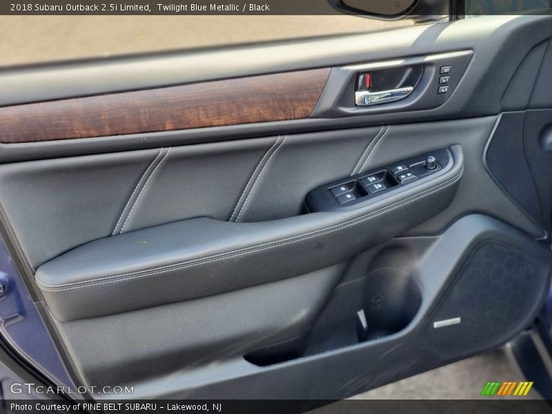 Twilight Blue Metallic / Black 2018 Subaru Outback 2.5i Limited