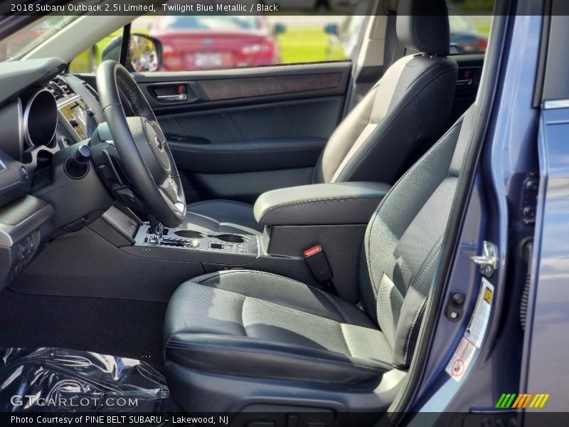 Twilight Blue Metallic / Black 2018 Subaru Outback 2.5i Limited