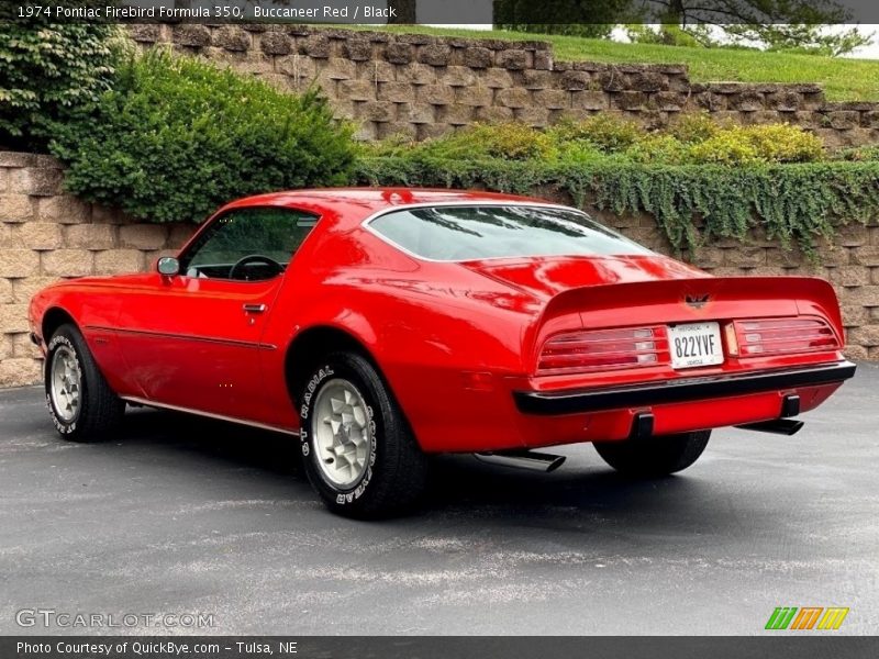 Buccaneer Red / Black 1974 Pontiac Firebird Formula 350