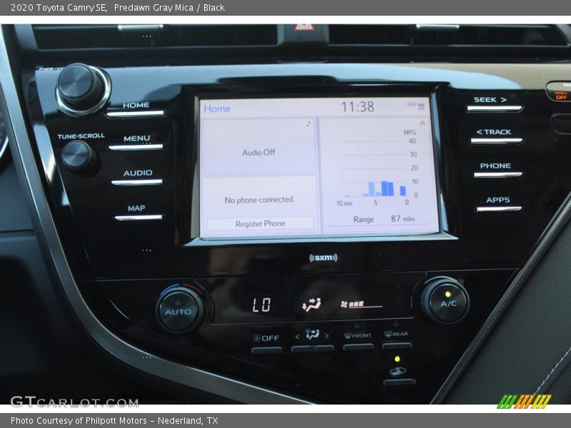 Predawn Gray Mica / Black 2020 Toyota Camry SE