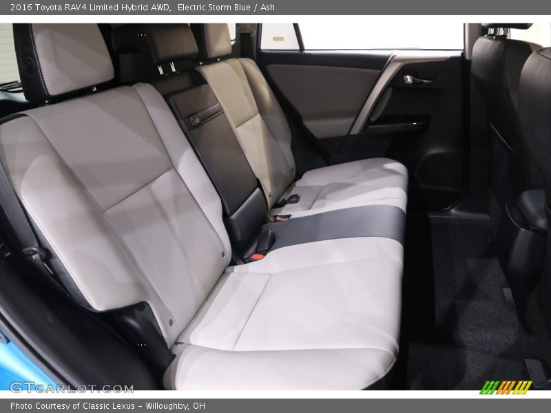 Electric Storm Blue / Ash 2016 Toyota RAV4 Limited Hybrid AWD