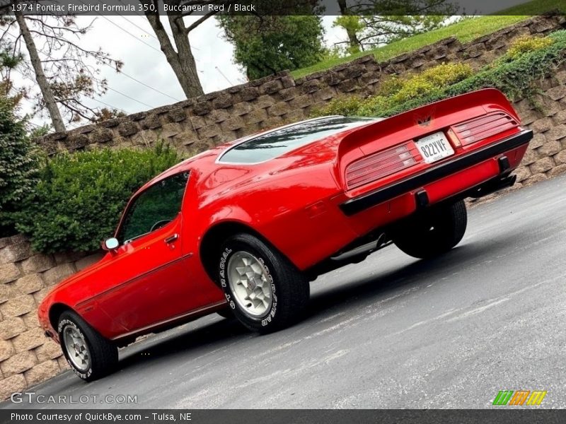 Buccaneer Red / Black 1974 Pontiac Firebird Formula 350