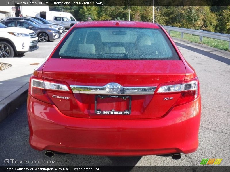 Barcelona Red Metallic / Ivory 2013 Toyota Camry XLE V6