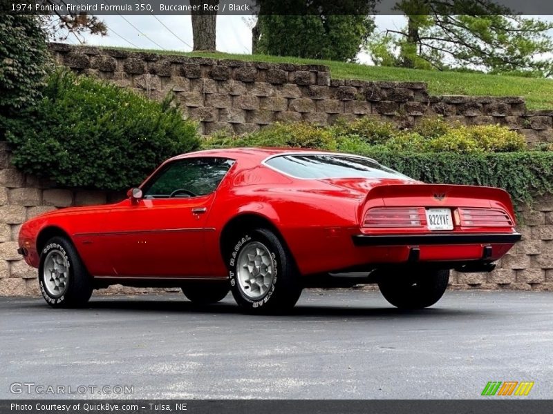 Buccaneer Red / Black 1974 Pontiac Firebird Formula 350