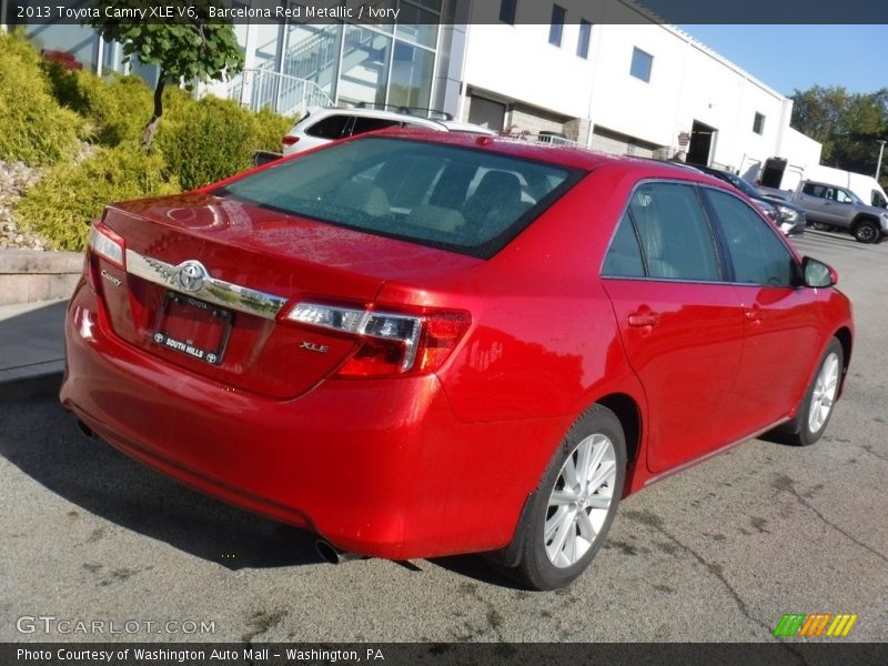 Barcelona Red Metallic / Ivory 2013 Toyota Camry XLE V6