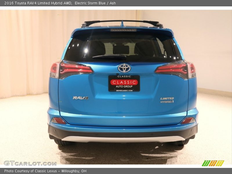 Electric Storm Blue / Ash 2016 Toyota RAV4 Limited Hybrid AWD