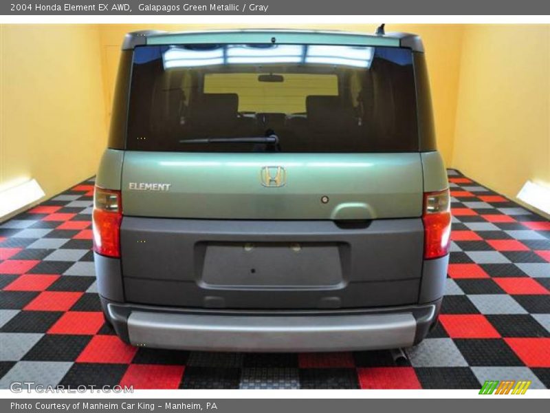 Galapagos Green Metallic / Gray 2004 Honda Element EX AWD