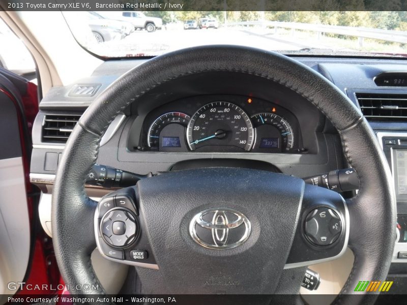 Barcelona Red Metallic / Ivory 2013 Toyota Camry XLE V6