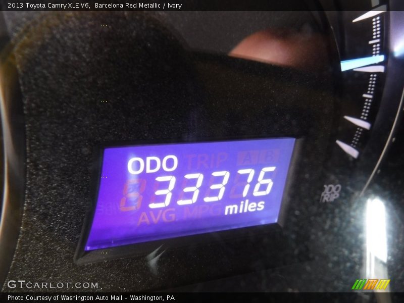 Barcelona Red Metallic / Ivory 2013 Toyota Camry XLE V6