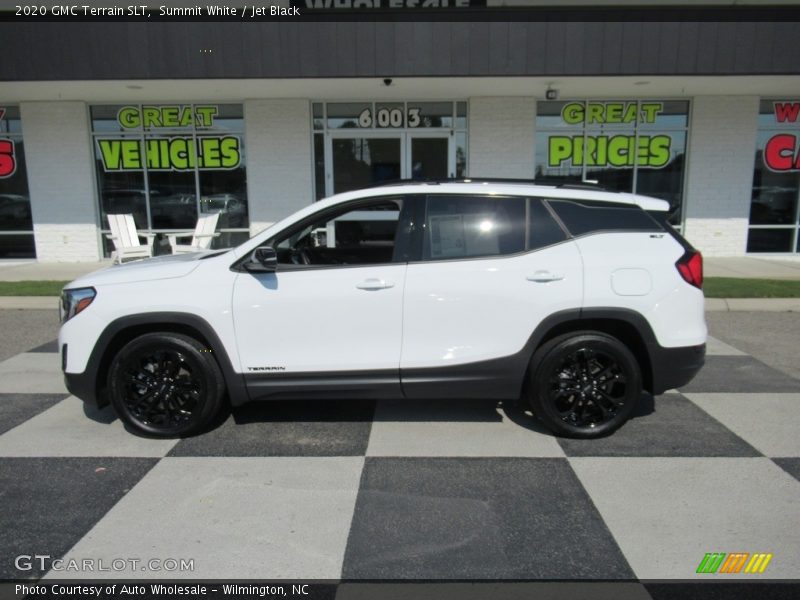 Summit White / Jet Black 2020 GMC Terrain SLT