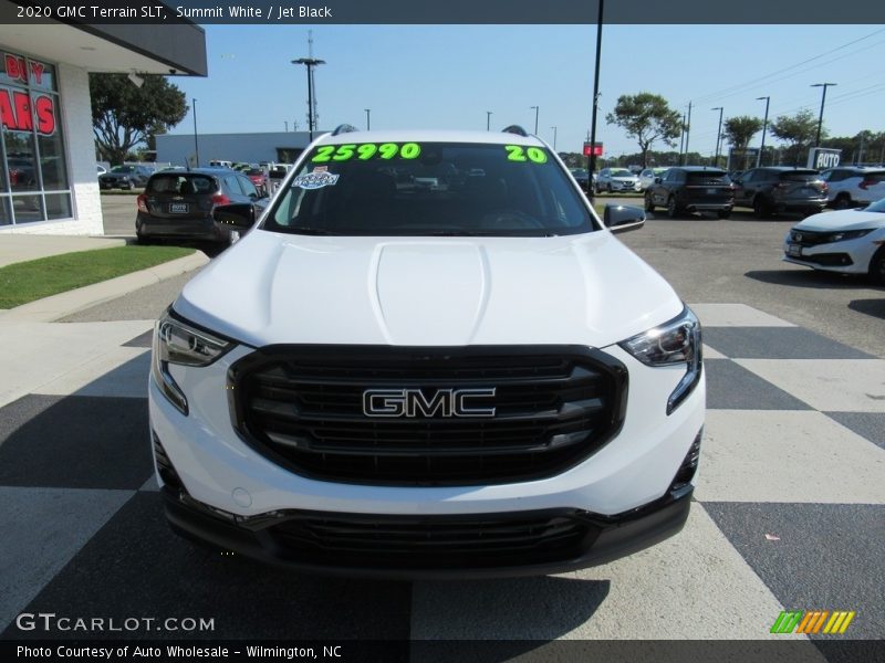 Summit White / Jet Black 2020 GMC Terrain SLT