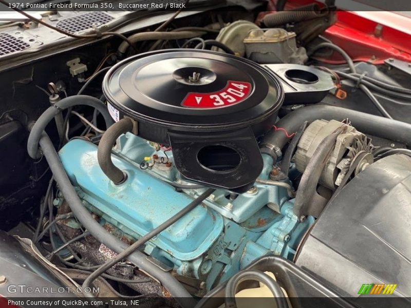  1974 Firebird Formula 350 Engine - 350 cid OHV 16-Valve V8