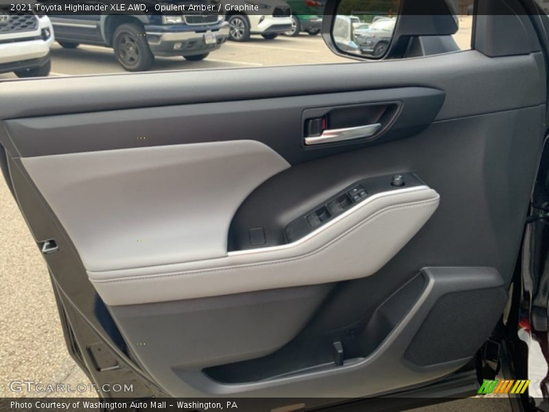 Opulent Amber / Graphite 2021 Toyota Highlander XLE AWD