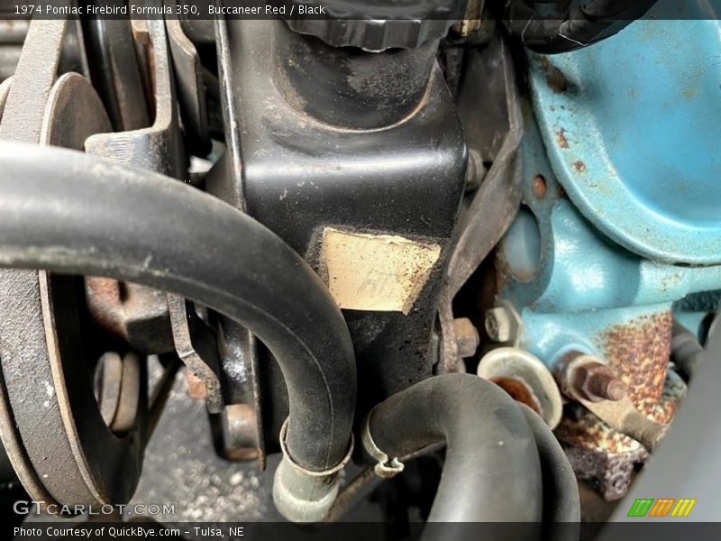Buccaneer Red / Black 1974 Pontiac Firebird Formula 350
