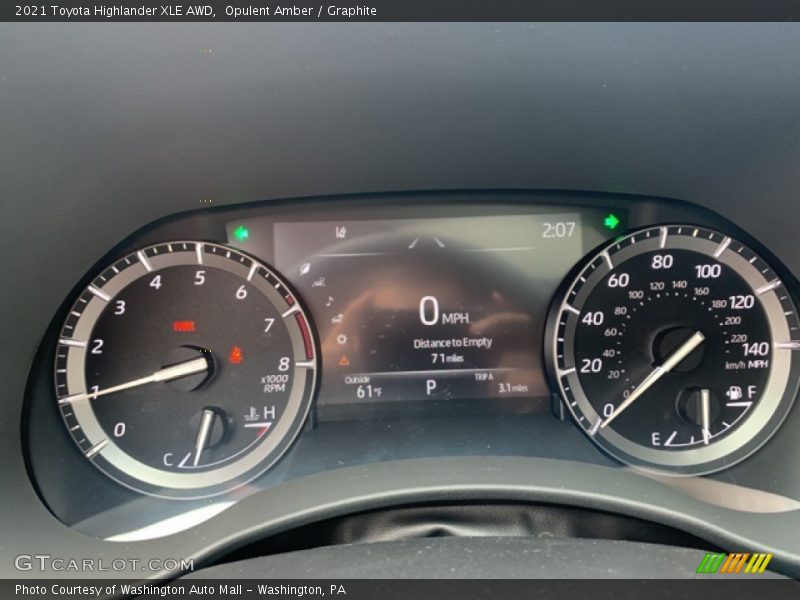  2021 Highlander XLE AWD XLE AWD Gauges