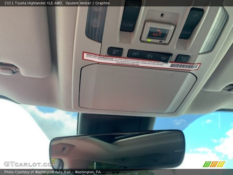 Opulent Amber / Graphite 2021 Toyota Highlander XLE AWD