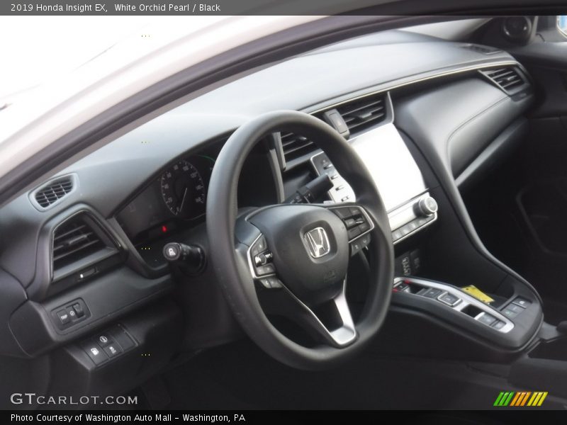 White Orchid Pearl / Black 2019 Honda Insight EX