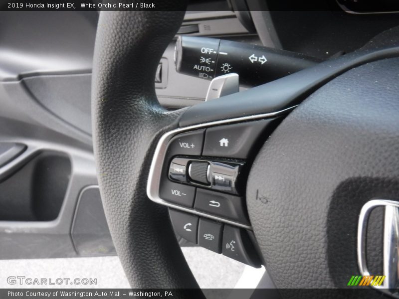 White Orchid Pearl / Black 2019 Honda Insight EX