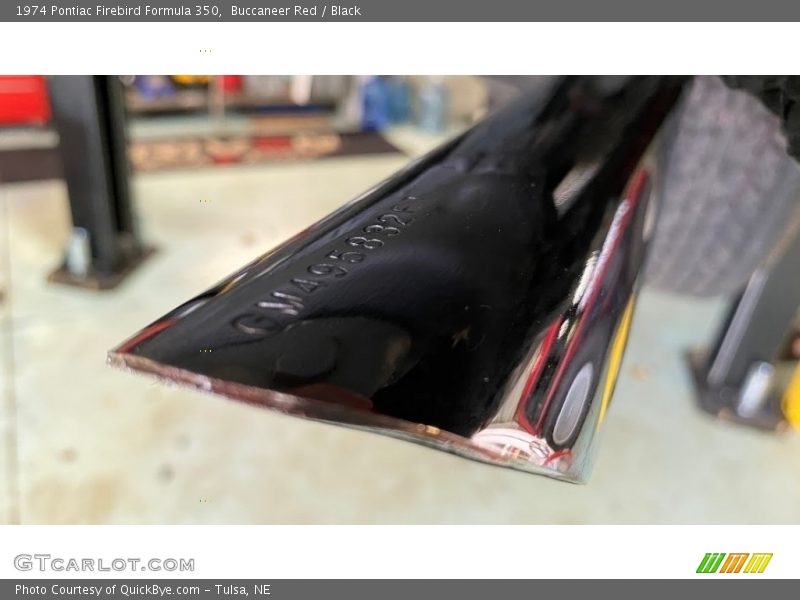 Buccaneer Red / Black 1974 Pontiac Firebird Formula 350