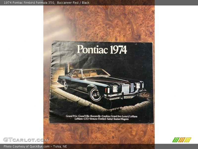 Books/Manuals of 1974 Firebird Formula 350