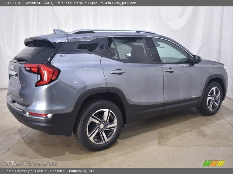 Satin Steel Metallic / Medium Ash Gray/Jet Black 2020 GMC Terrain SLT AWD
