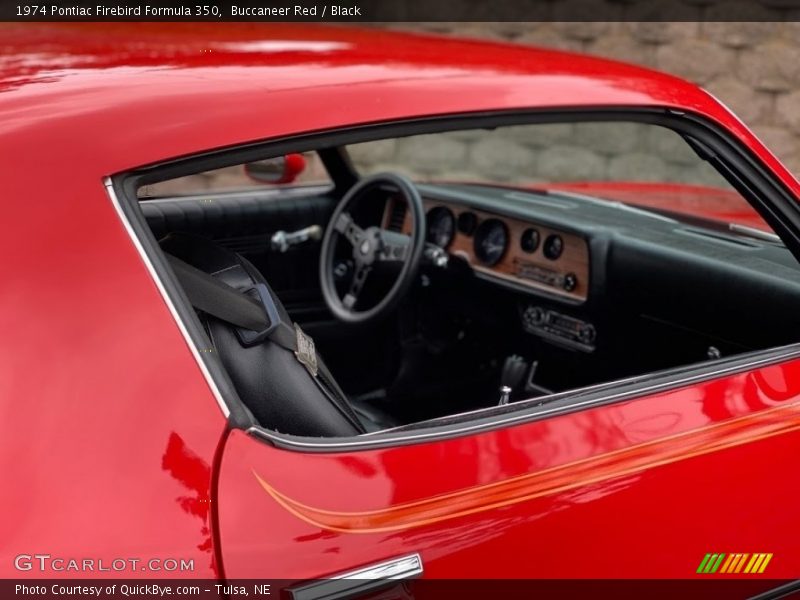 Buccaneer Red / Black 1974 Pontiac Firebird Formula 350