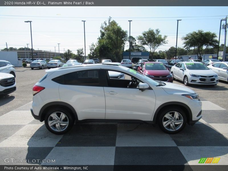 Platinum White Pearl / Black 2020 Honda HR-V EX-L