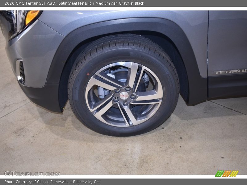 Satin Steel Metallic / Medium Ash Gray/Jet Black 2020 GMC Terrain SLT AWD