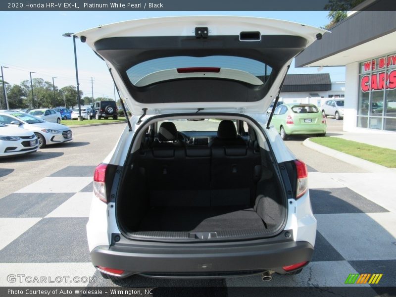 Platinum White Pearl / Black 2020 Honda HR-V EX-L