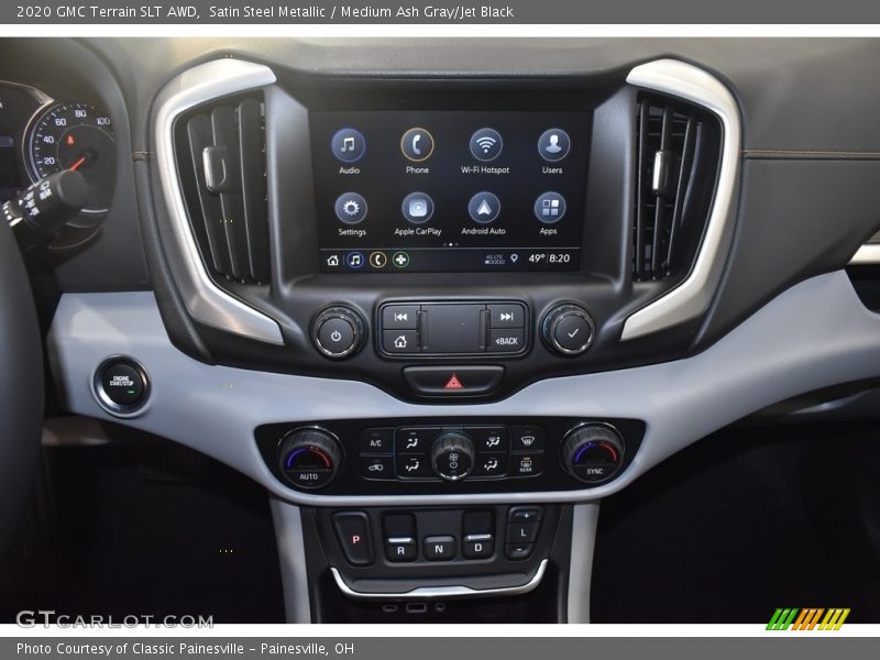 Satin Steel Metallic / Medium Ash Gray/Jet Black 2020 GMC Terrain SLT AWD
