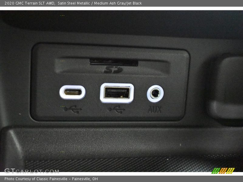 Satin Steel Metallic / Medium Ash Gray/Jet Black 2020 GMC Terrain SLT AWD