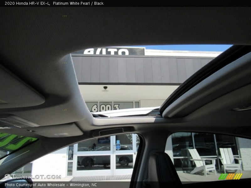Platinum White Pearl / Black 2020 Honda HR-V EX-L
