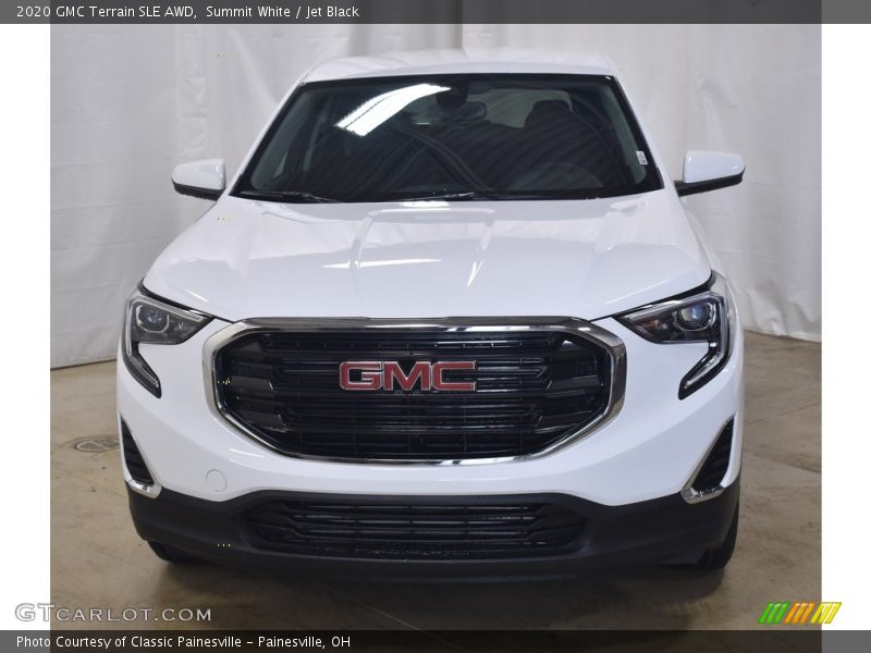 Summit White / Jet Black 2020 GMC Terrain SLE AWD