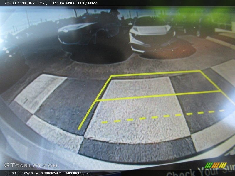 Platinum White Pearl / Black 2020 Honda HR-V EX-L