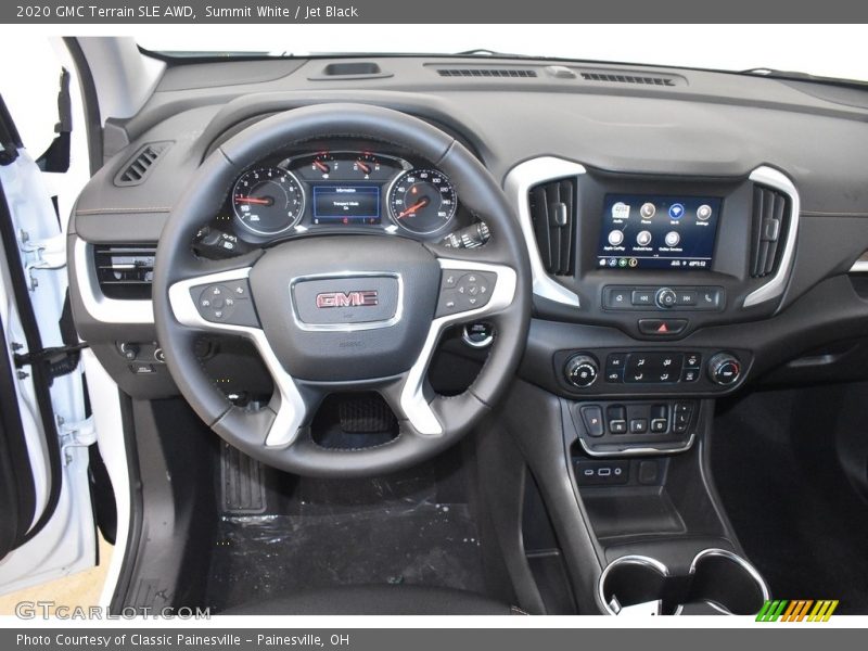 Summit White / Jet Black 2020 GMC Terrain SLE AWD