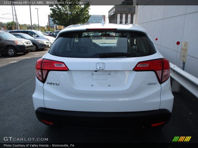 White Orchid Pearl / Gray 2017 Honda HR-V LX AWD
