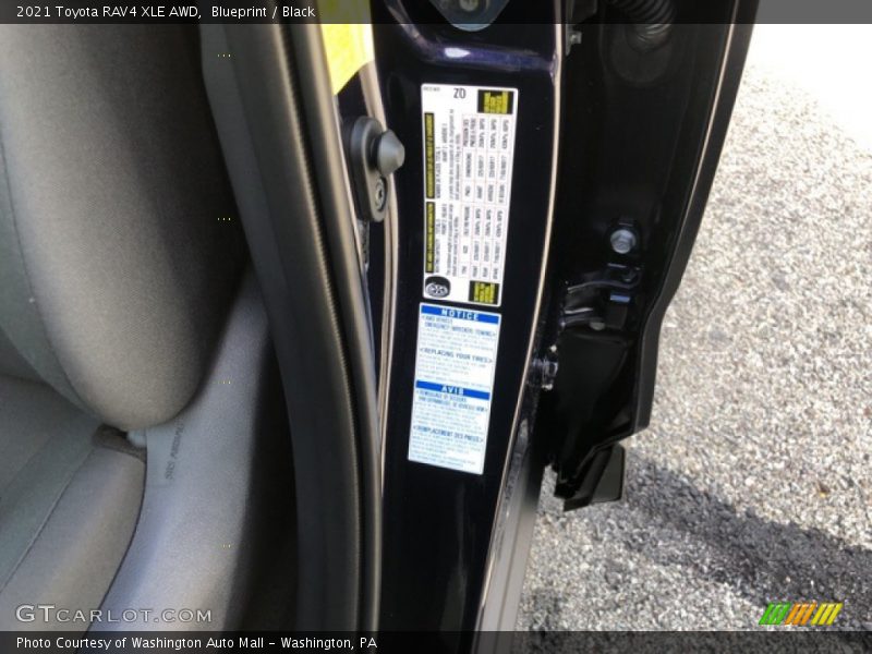 Blueprint / Black 2021 Toyota RAV4 XLE AWD