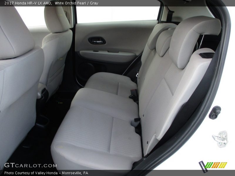 White Orchid Pearl / Gray 2017 Honda HR-V LX AWD