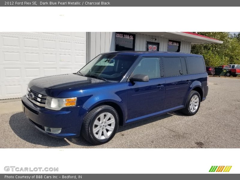 Dark Blue Pearl Metallic / Charcoal Black 2012 Ford Flex SE