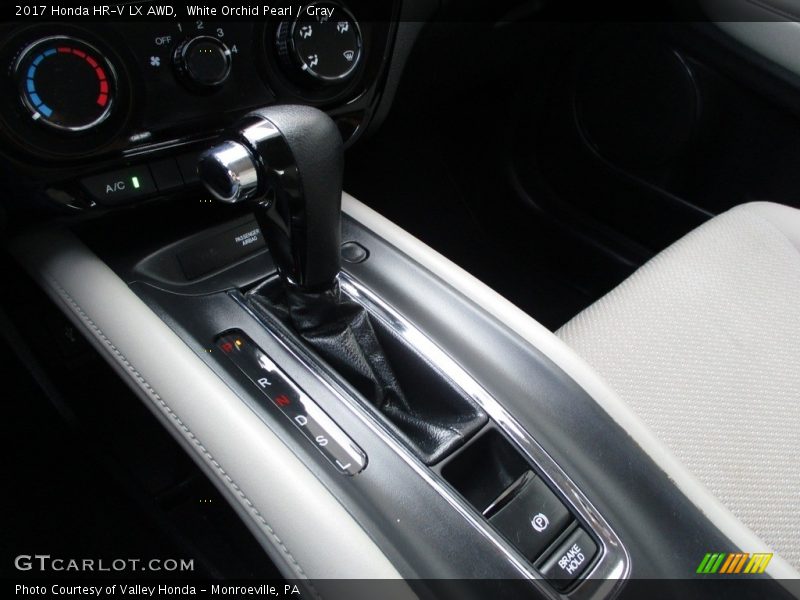 White Orchid Pearl / Gray 2017 Honda HR-V LX AWD
