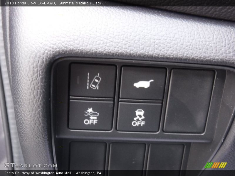 Gunmetal Metallic / Black 2018 Honda CR-V EX-L AWD