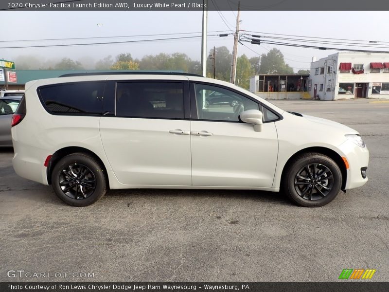 Luxury White Pearl / Black 2020 Chrysler Pacifica Launch Edition AWD