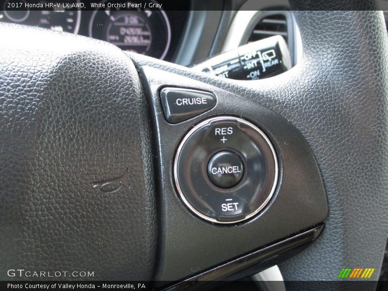 White Orchid Pearl / Gray 2017 Honda HR-V LX AWD