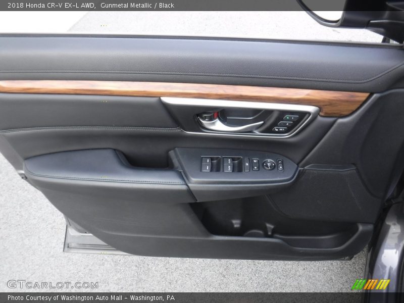 Gunmetal Metallic / Black 2018 Honda CR-V EX-L AWD