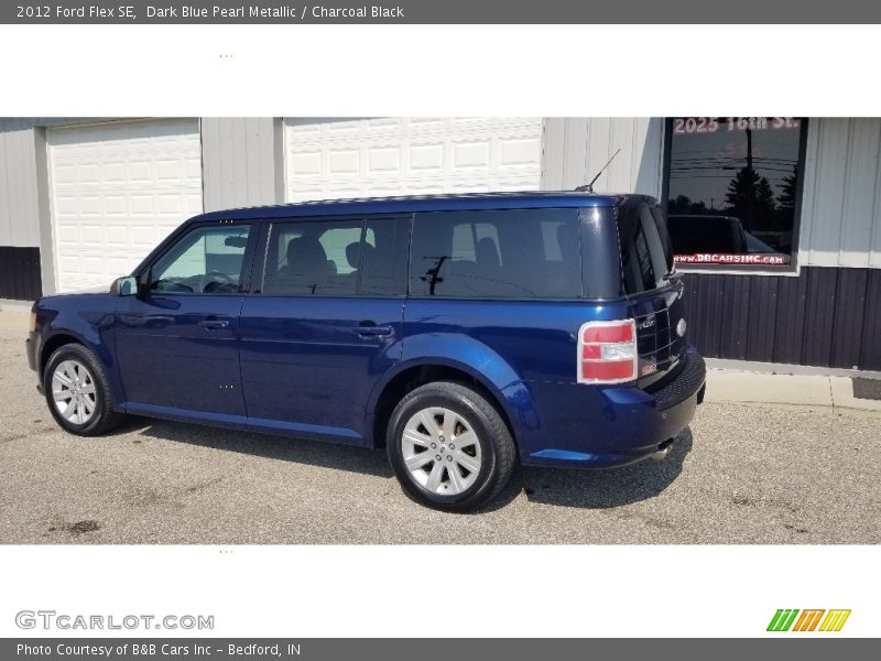 Dark Blue Pearl Metallic / Charcoal Black 2012 Ford Flex SE