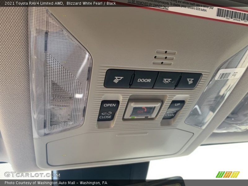 Blizzard White Pearl / Black 2021 Toyota RAV4 Limited AWD